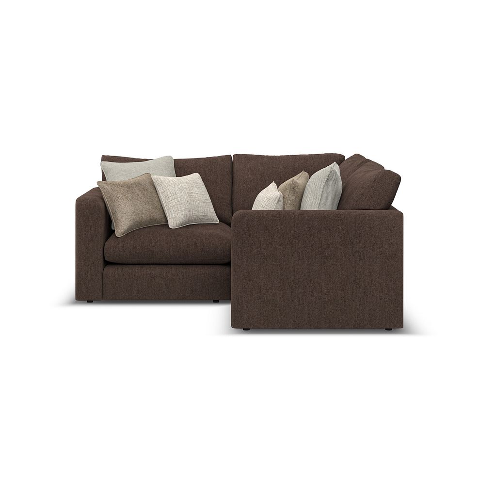 Elston 3 Seat Modular Corner Sofa in Penny Cacao Fabric - Group 1 2