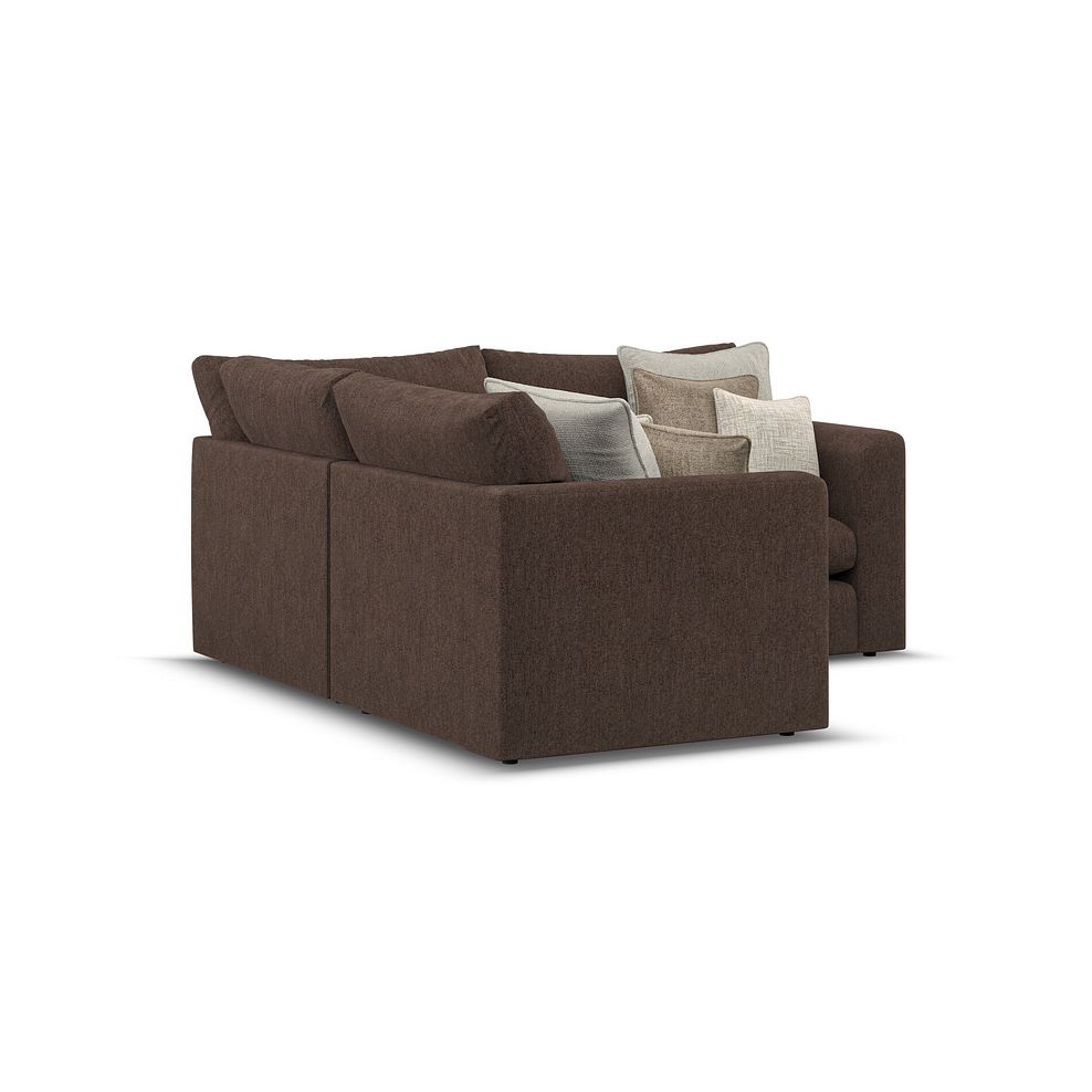 Elston 3 Seat Modular Corner Sofa in Penny Cacao Fabric - Group 1 3