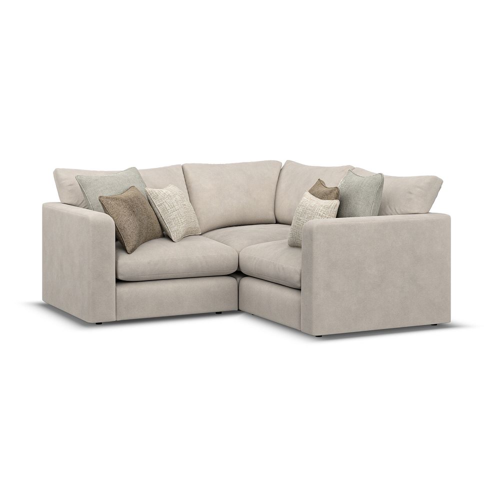 Elston 3 Seat Modular Corner Sofa in Penny Dove Fabric - Group 1 1
