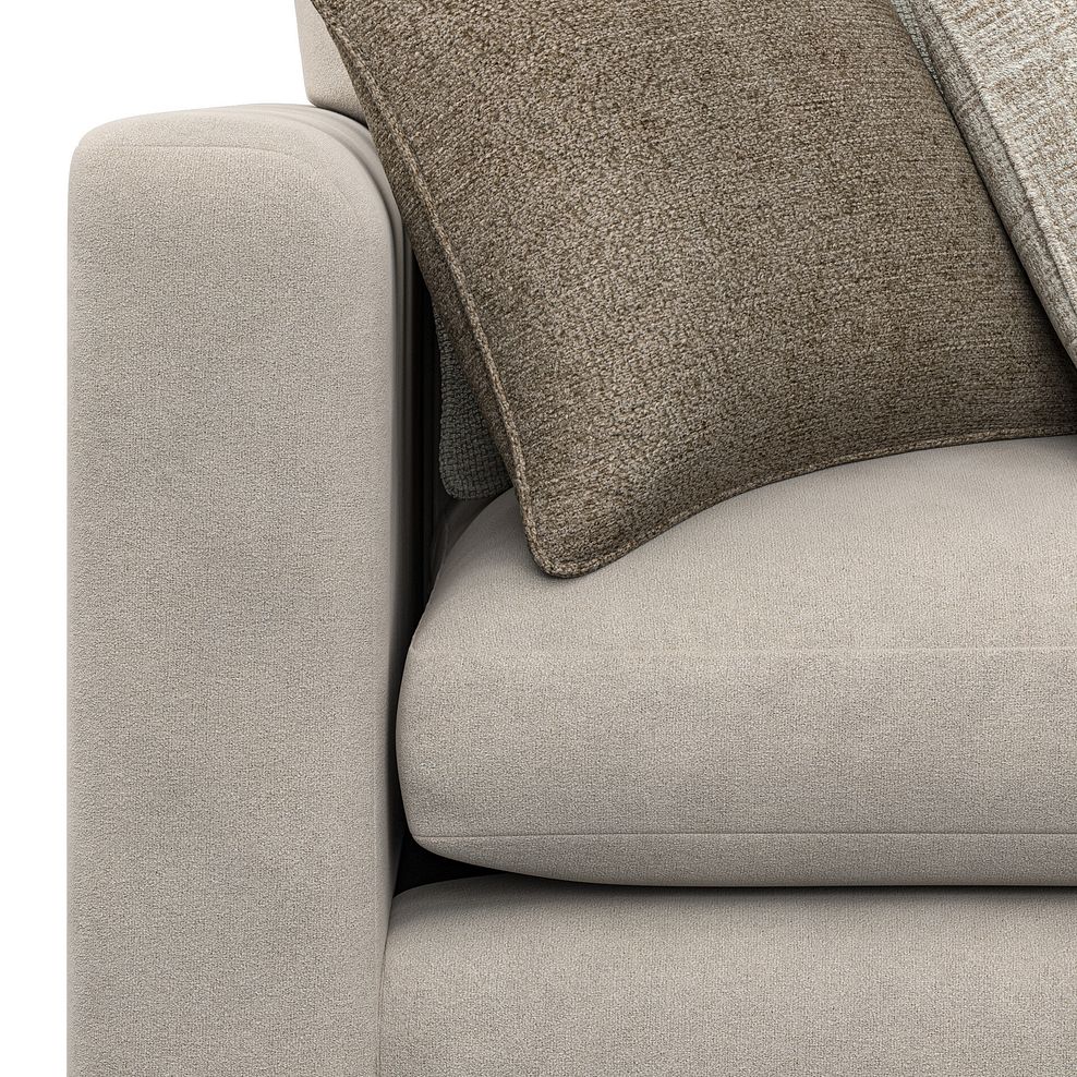 Elston 3 Seat Modular Corner Sofa in Penny Dove Fabric - Group 1 5