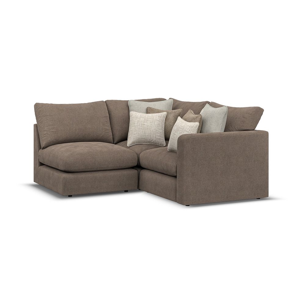 Elston 3 Seat Right Hand Modular Corner Sofa in Penny Burrow Fabric - Group 7 1