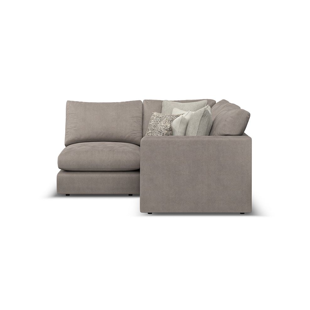 Elston 3 Seat Right Hand Modular Corner Sofa in Penny Clay Fabric - Group 7 2