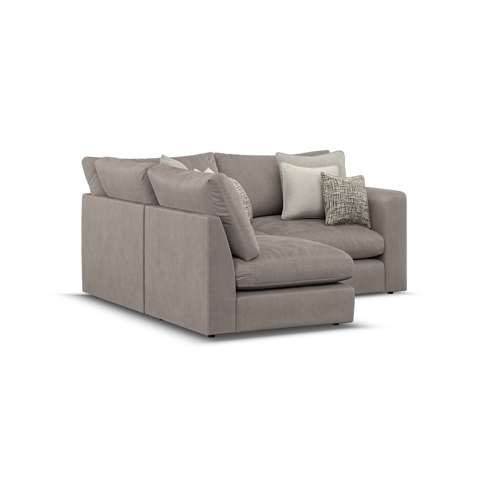 Elston 3 Seat Right Hand Modular Corner Sofa in Penny Clay Fabric - Group 7 3