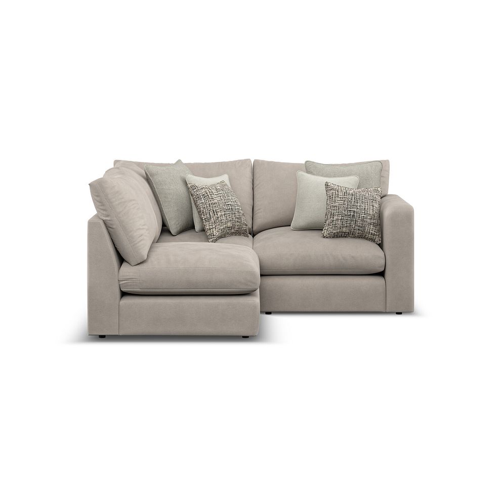 Elston 3 Seat Right Hand Modular Corner Sofa in Penny Mid Grey Fabric - Group 7 4