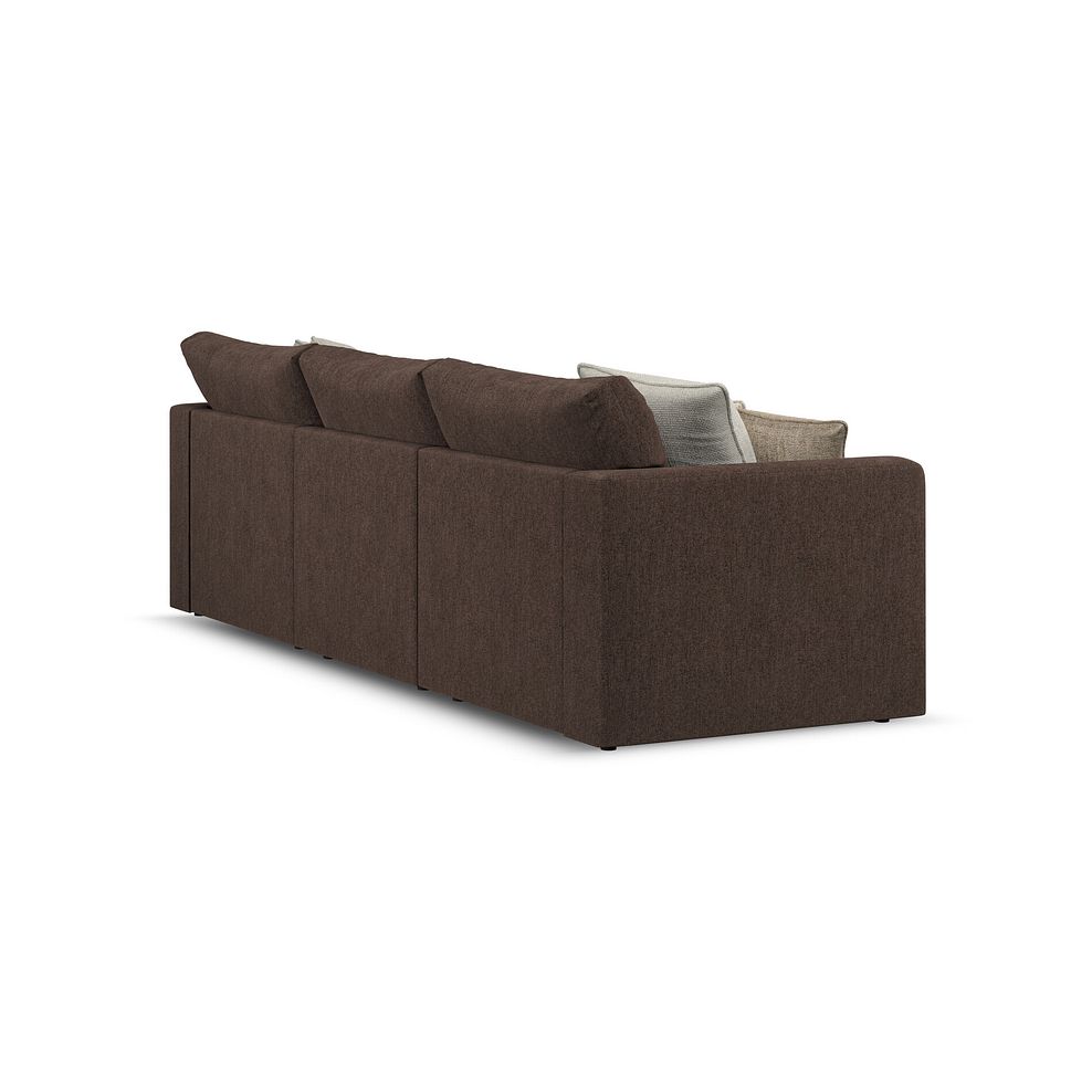 Elston 3 Seater Modular Sofa in Penny Cacao Fabric - Group 9 3