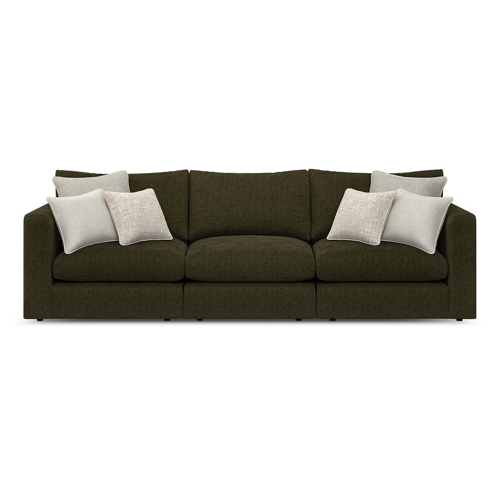 Elston 3 Seater Modular Sofa in Penny Forest Fabric - Group 9 2