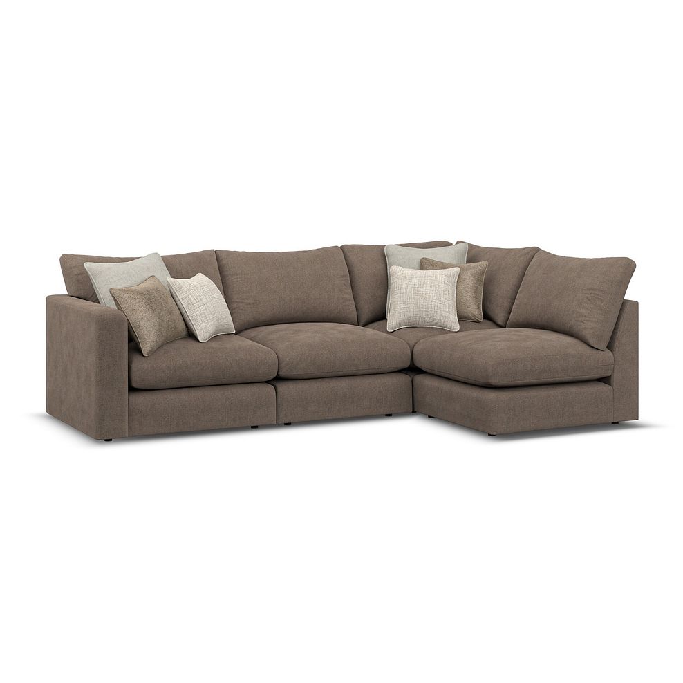 Elston 4 Seat Left Hand Modular Corner Sofa in Penny Burrow Fabric - Group 4 1