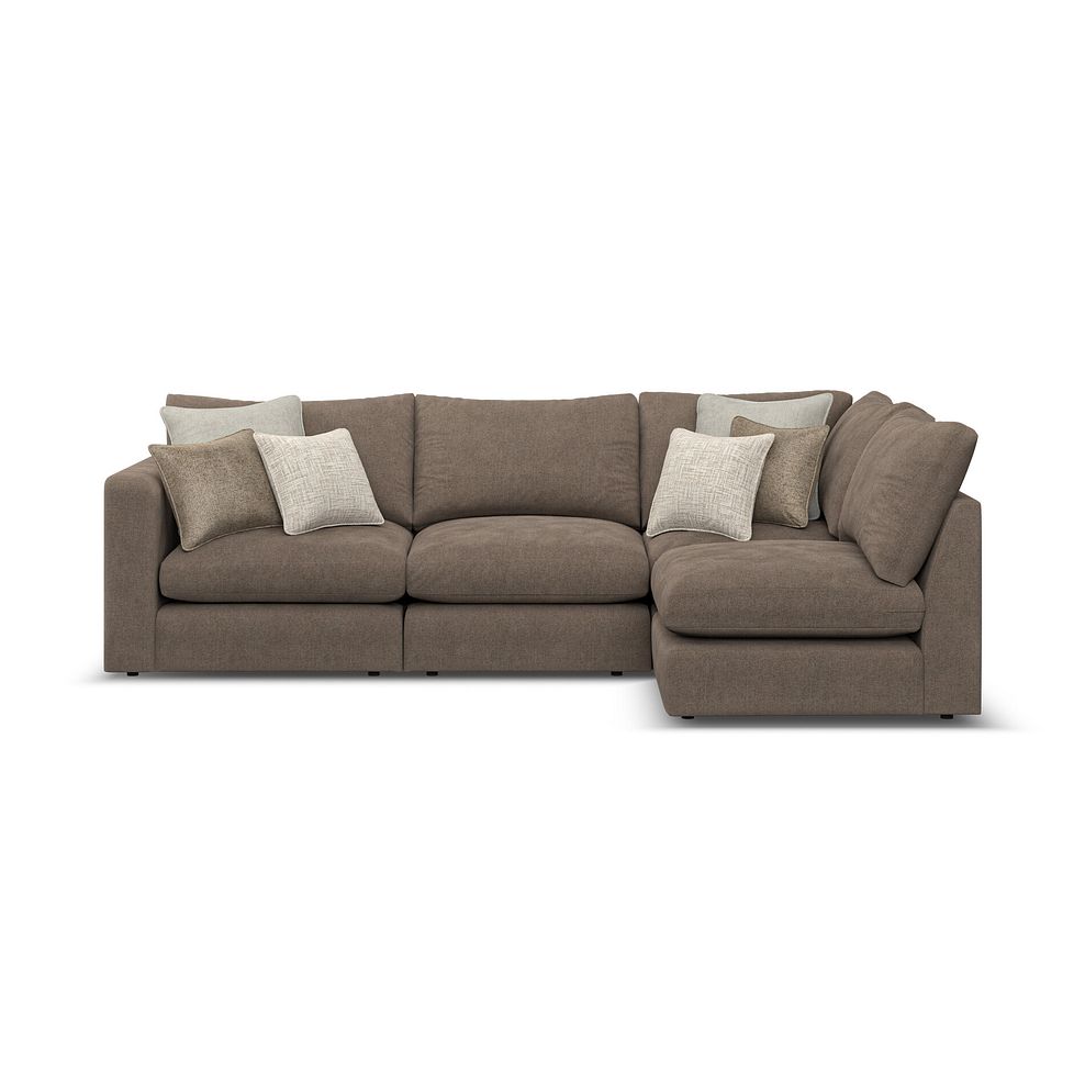 Elston 4 Seat Left Hand Modular Corner Sofa in Penny Burrow Fabric - Group 4 2