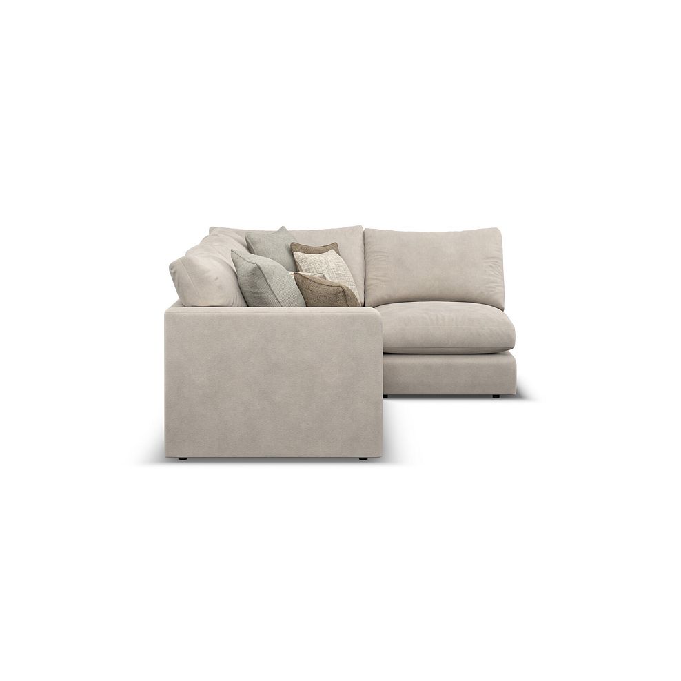 Elston 4 Seat Left Hand Modular Corner Sofa in Penny Dove Fabric - Group 4 4