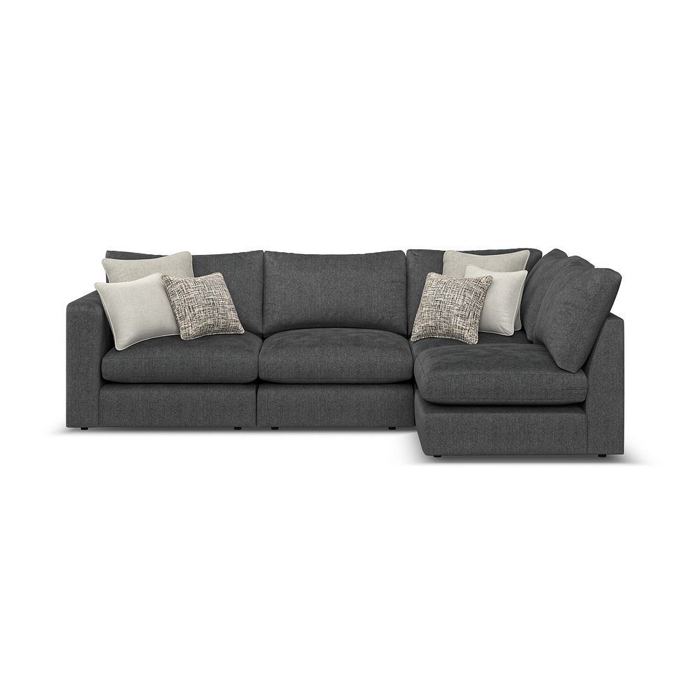 Elston 4 Seat Left Hand Modular Corner Sofa in Penny Whisp Fabric - Group 4 2