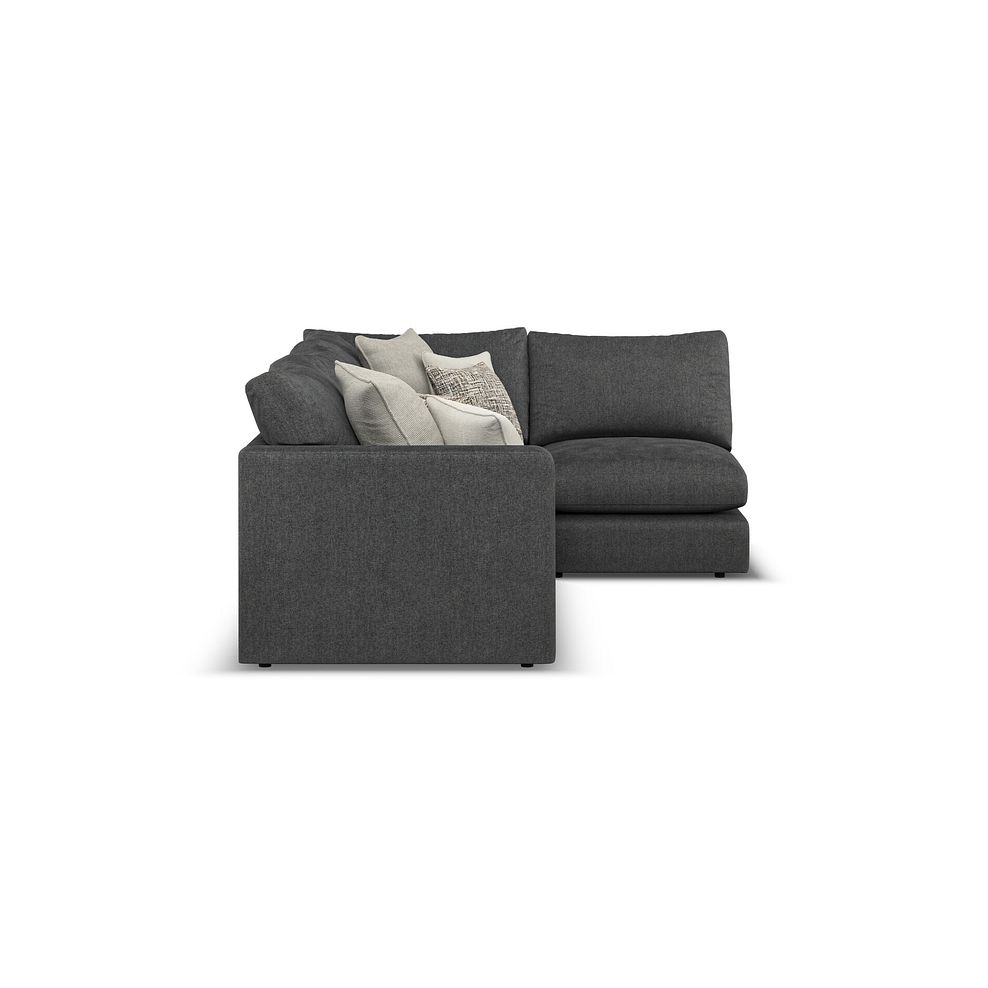 Elston 4 Seat Left Hand Modular Corner Sofa in Penny Whisp Fabric - Group 4 4