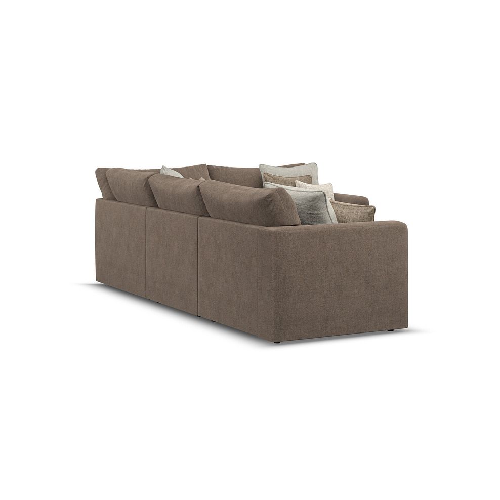 Elston 4 Seat Modular Left Hand Corner Sofa in Penny Burrow Fabric - Group 2 2