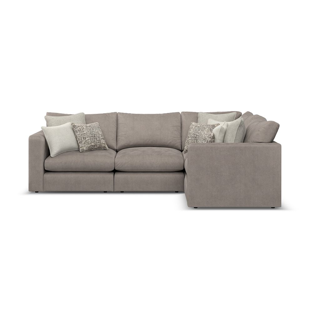 Elston 4 Seat Modular Left Hand Corner Sofa in Penny Clay Fabric - Group 2 2