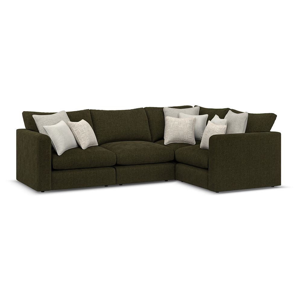 Elston 4 Seat Modular Left Hand Corner Sofa in Penny Forest Fabric - Group 2 1