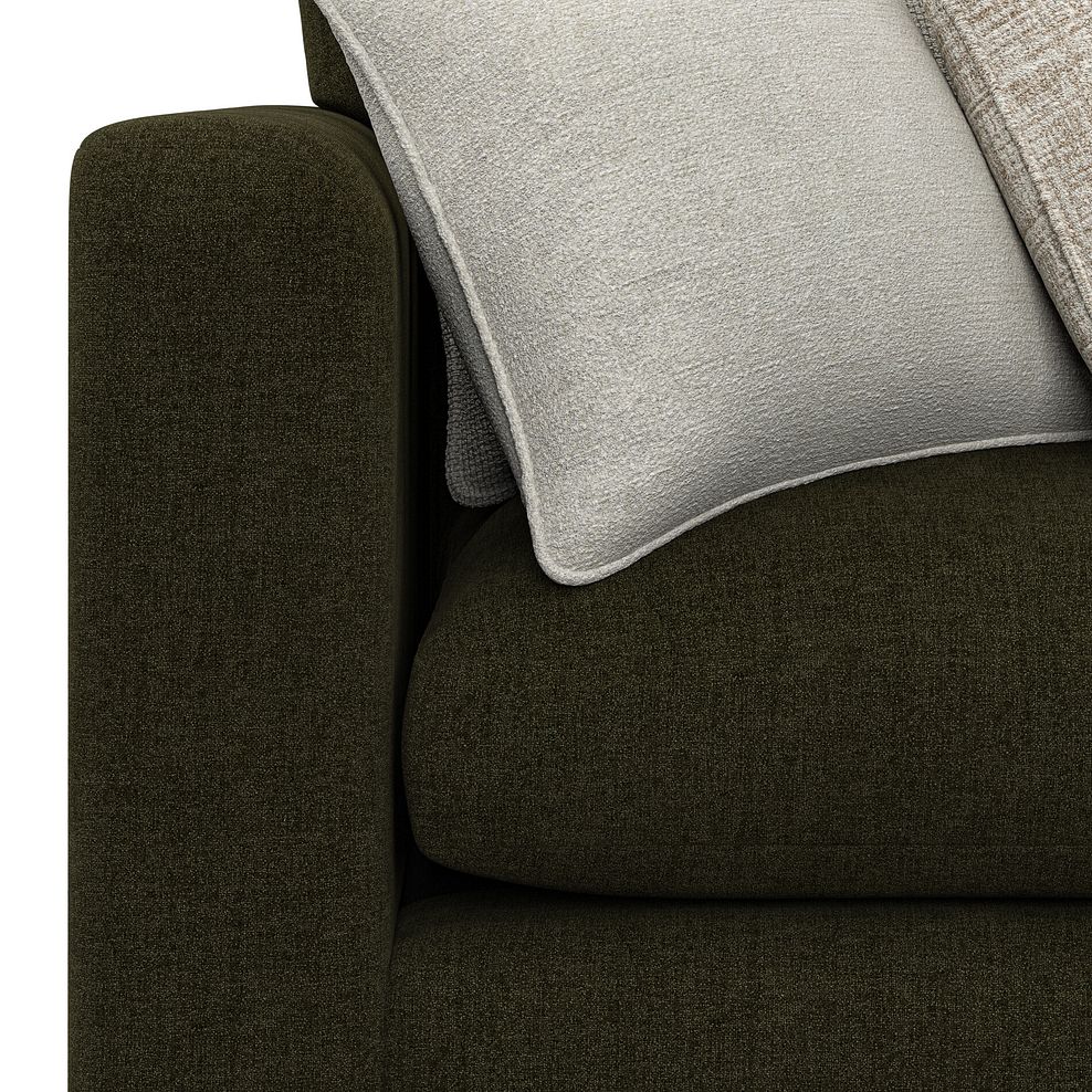 Elston 4 Seat Modular Left Hand Corner Sofa in Penny Forest Fabric - Group 2 5