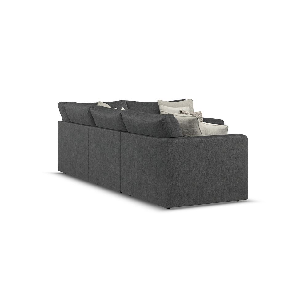 Elston 4 Seat Modular Left Hand Corner Sofa in Penny Whisp Fabric - Group 2 3
