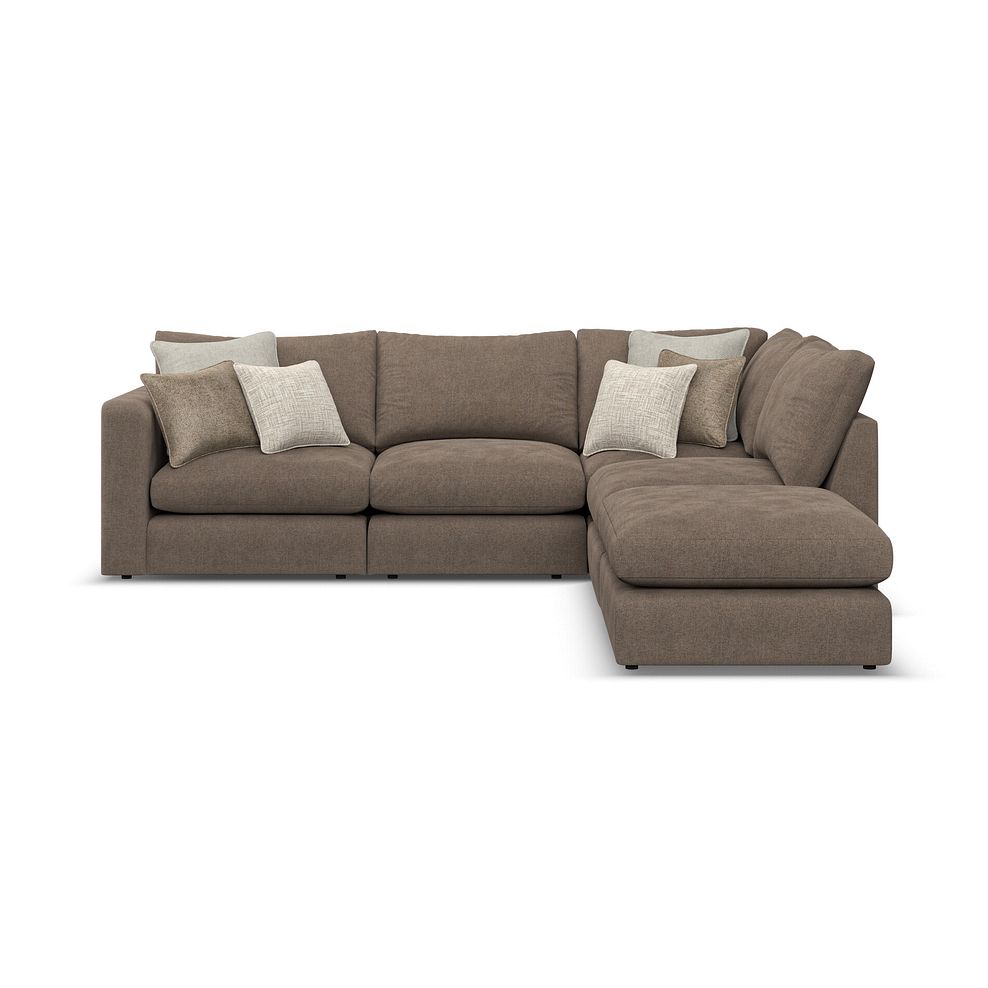 Elston Modular 4 Seat Left Hand Open End Corner Sofa in  in Penny Burrow Fabric - Group 4 FOOT 2
