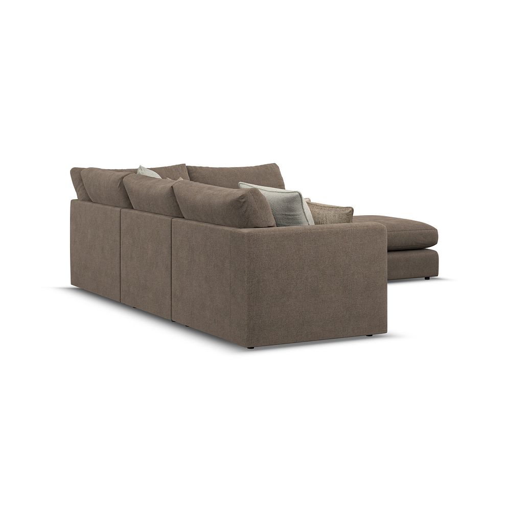 Elston Modular 4 Seat Left Hand Open End Corner Sofa in  in Penny Burrow Fabric - Group 4 FOOT 3
