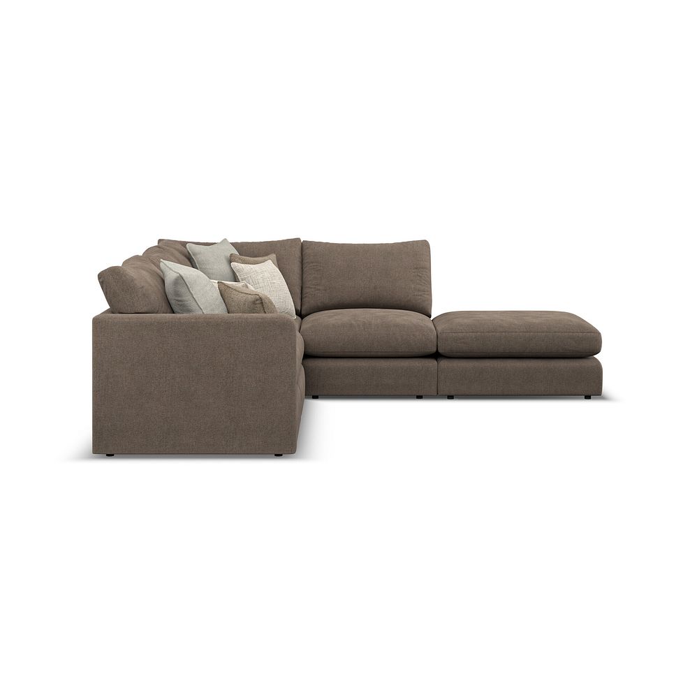 Elston Modular 4 Seat Left Hand Open End Corner Sofa in  in Penny Burrow Fabric - Group 4 FOOT 4