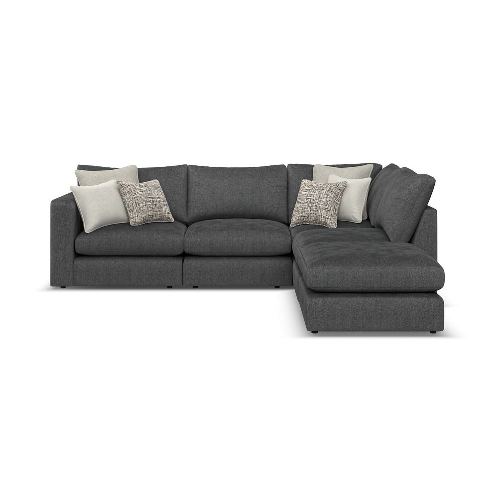 Elston Modular 4 Seat Left Hand Open End Corner Sofa in Penny Whisp Fabric - Group 4 FOOT 2