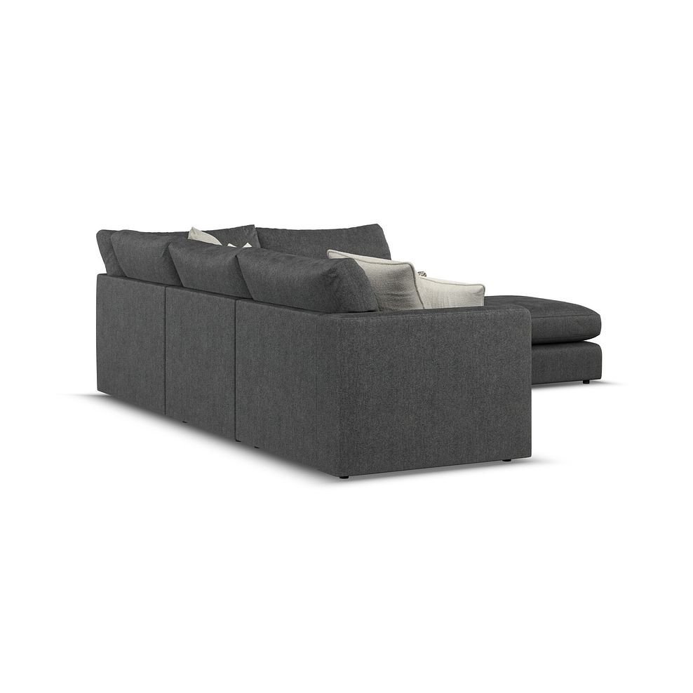 Elston Modular 4 Seat Left Hand Open End Corner Sofa in Penny Whisp Fabric - Group 4 FOOT 3