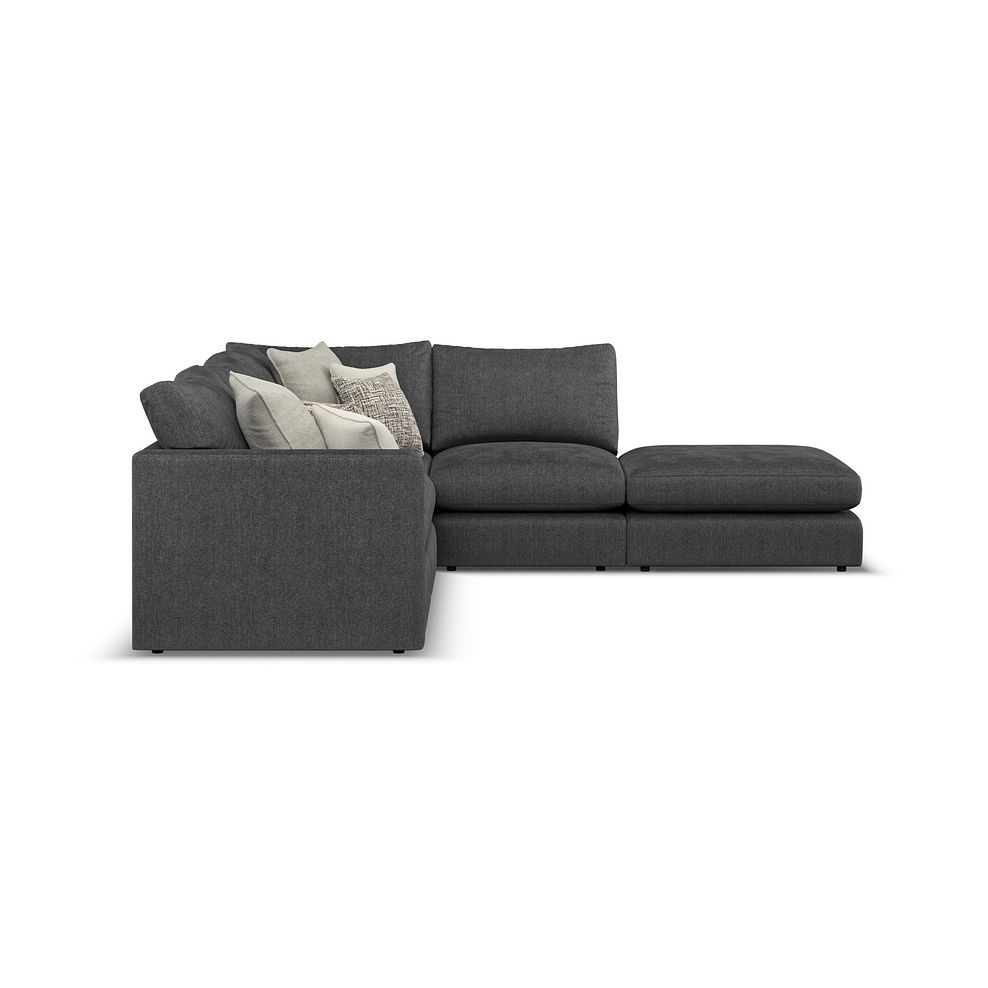 Elston Modular 4 Seat Left Hand Open End Corner Sofa in Penny Whisp Fabric - Group 4 FOOT 4