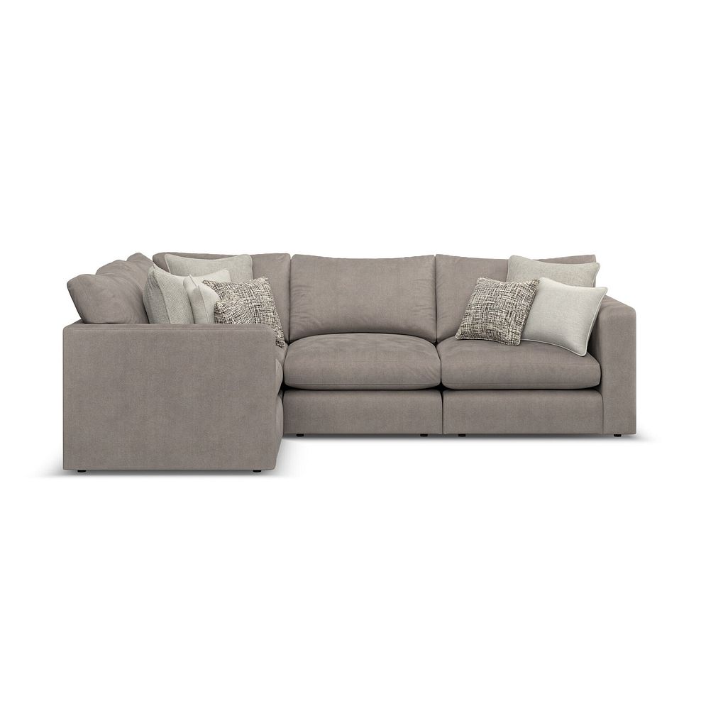 Elston 4 Seat Modular Right Hand Corner Sofa in Penny Clay Fabric - Group 2 2