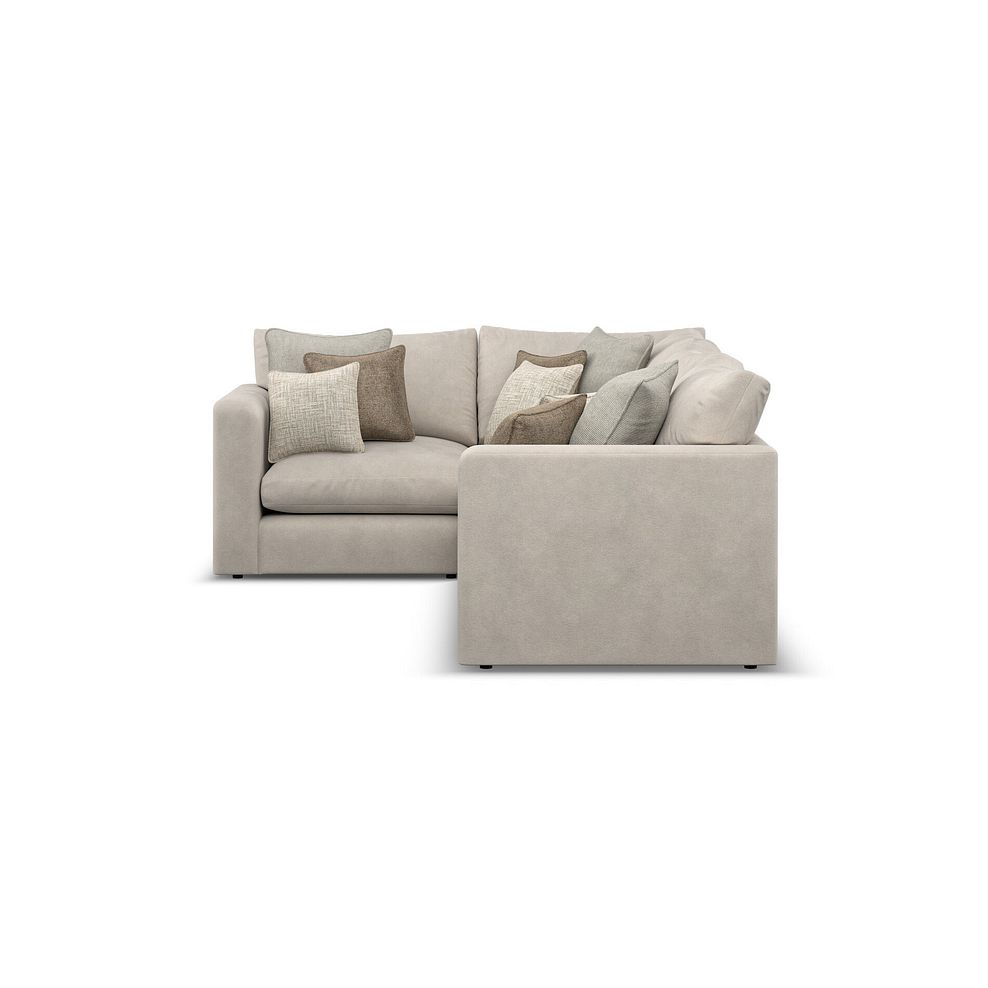 Elston 4 Seat Modular Right Hand Corner Sofa in Penny Dove  Fabric - Group 2 3