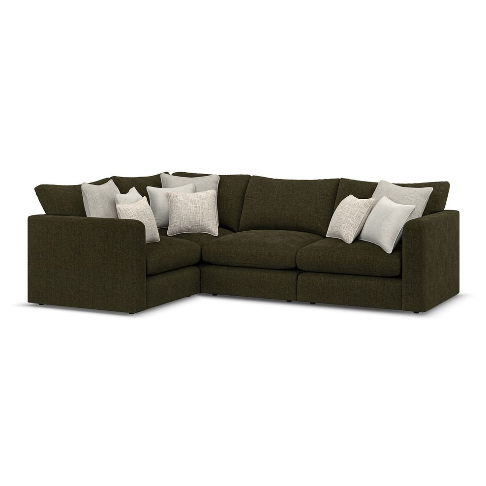 Elston 4 Seat Modular Right Hand Corner Sofa in Penny Forest Fabric - Group 2 1