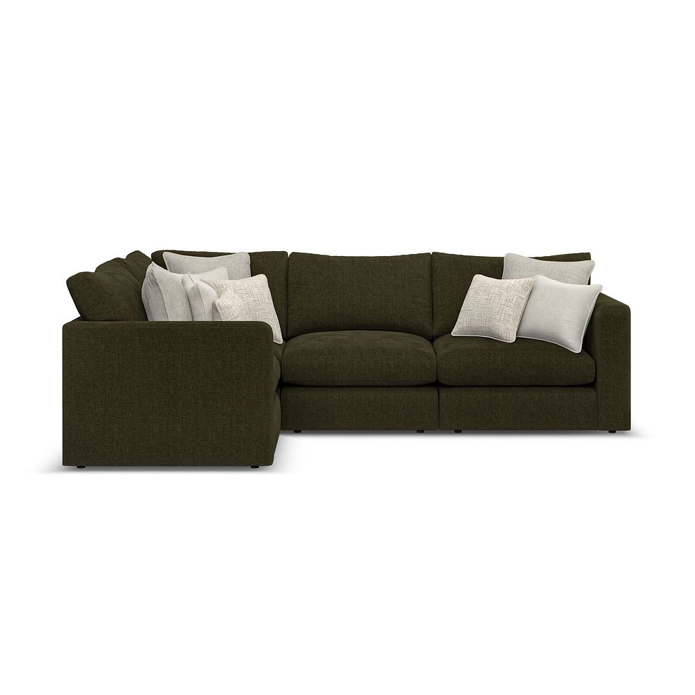 Elston 4 Seat Modular Right Hand Corner Sofa in Penny Forest Fabric - Group 2 2