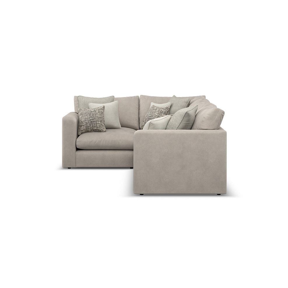 Elston 4 Seat Modular Right Hand Corner Sofa in Penny Mid Grey Fabric - Group 2 4