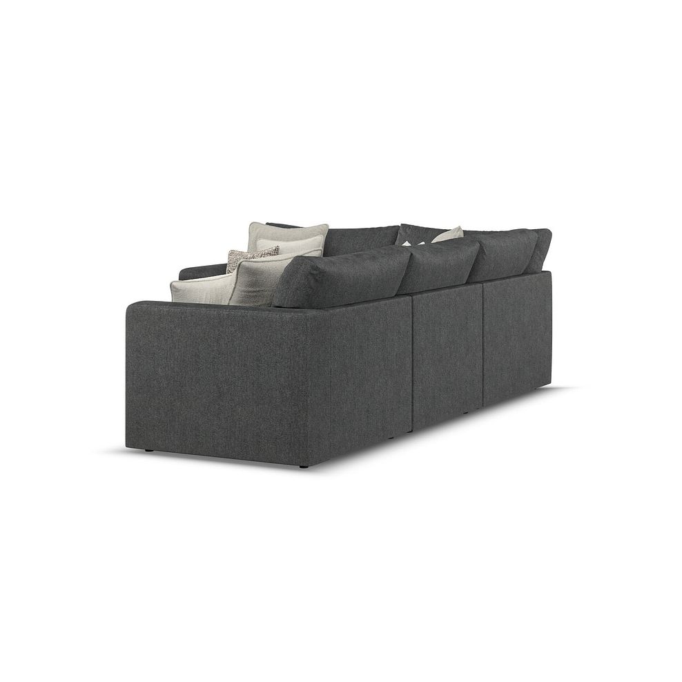 Elston 4 Seat Modular Right Hand Corner Sofa in Penny Whisp Fabric - Group 2 3