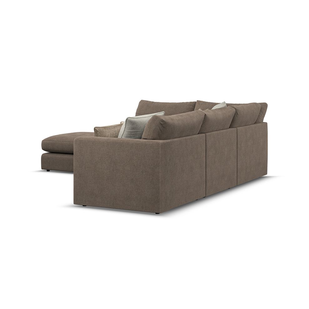 Elston Modular 4 Seat Right Hand Open End Corner Sofa in Penny Burrow Fabric - Group 5 FOOT 3