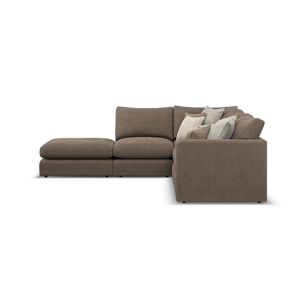 Elston Modular 4 Seat Right Hand Open End Corner Sofa in Penny Burrow Fabric - Group 5 FOOT 4