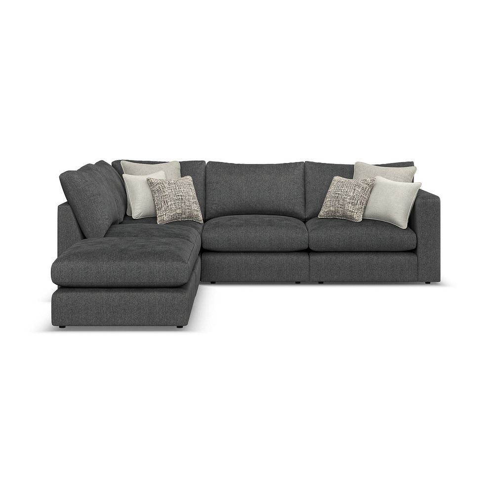 Elston Modular 4 Seat Right Hand Open End Corner Sofa in Penny Whisp Fabric - Group 5 FOOT 2