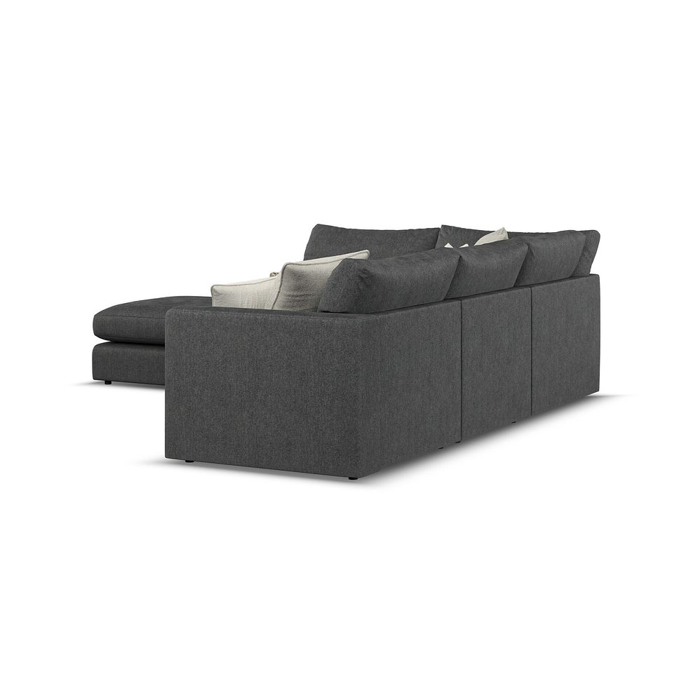 Elston Modular 4 Seat Right Hand Open End Corner Sofa in Penny Whisp Fabric - Group 5 FOOT 3