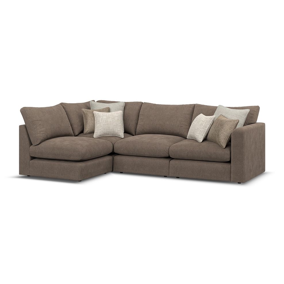Elston 4 Seat Right Hand Modular Corner Sofa in Penny Burrow Fabric - Group 5 1