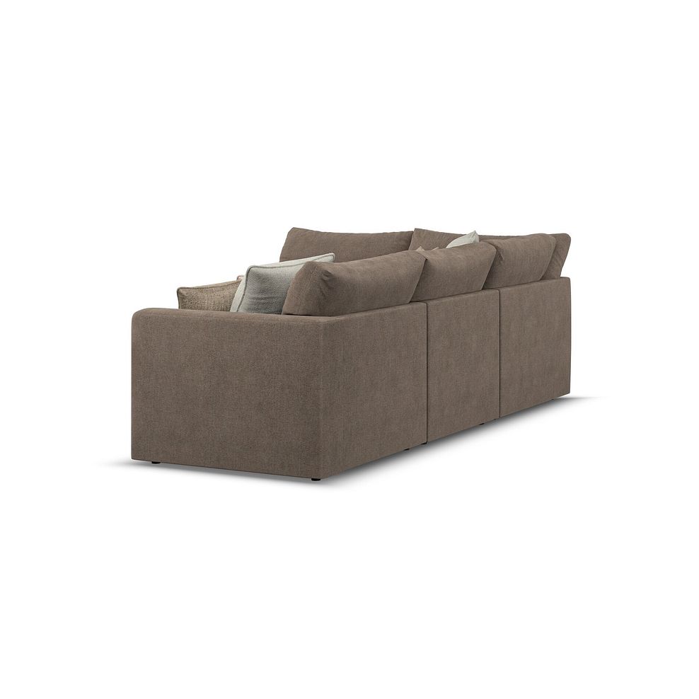 Elston 4 Seat Right Hand Modular Corner Sofa in Penny Burrow Fabric - Group 5 3