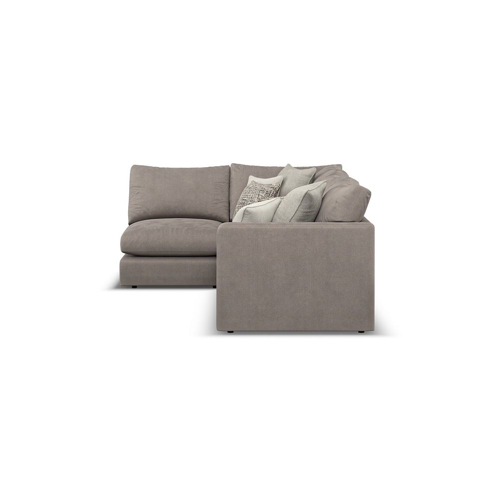 Elston 4 Seat Right Hand Modular Corner Sofa in Penny Clay Fabric - Group 5 4