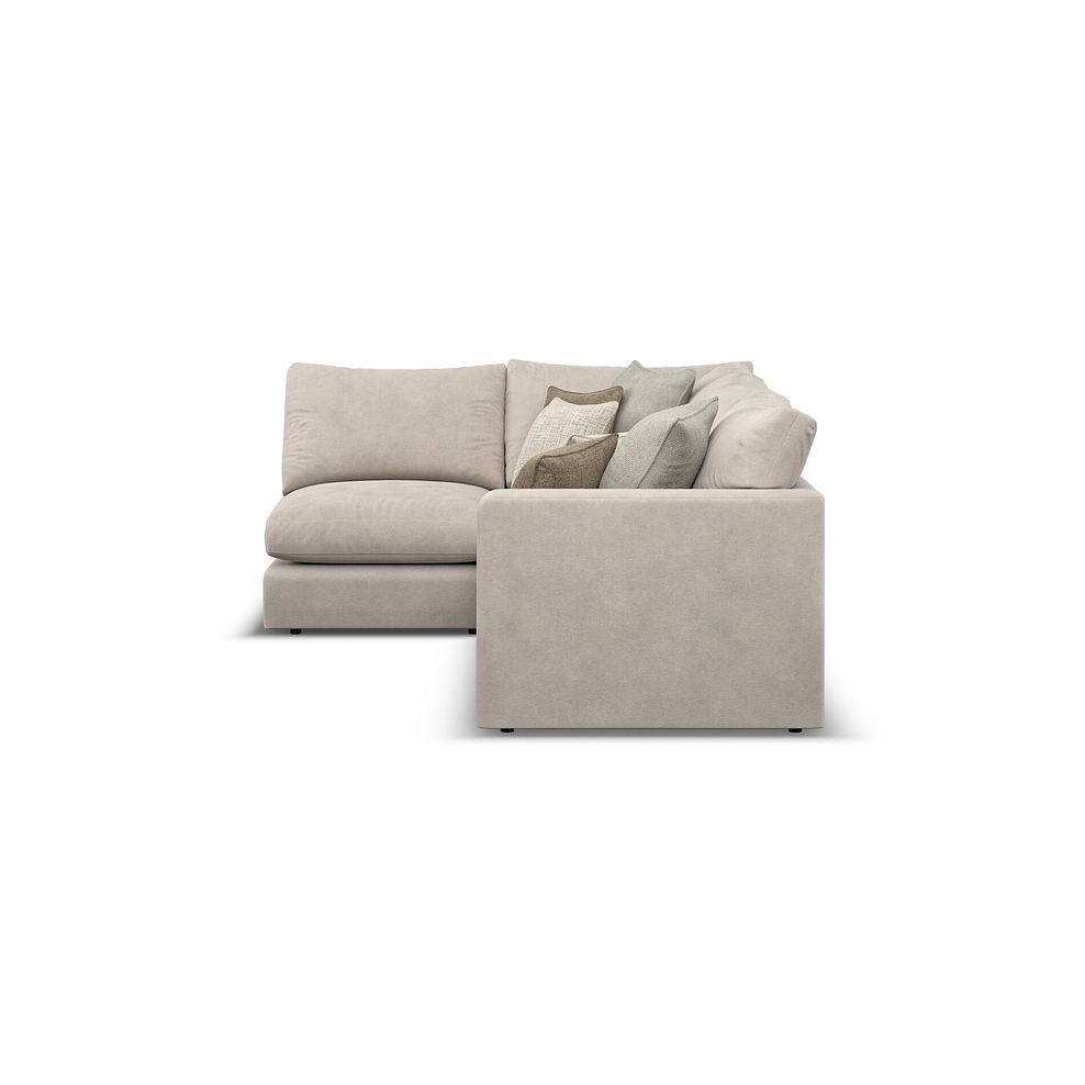 Elston 4 Seat Right Hand Modular Corner Sofa in Penny Dove Fabric - Group 5 4
