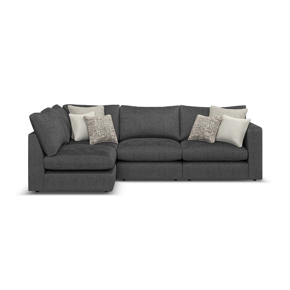 Elston 4 Seat Right Hand Modular Corner Sofa in Penny Whisp Fabric - Group 5 2