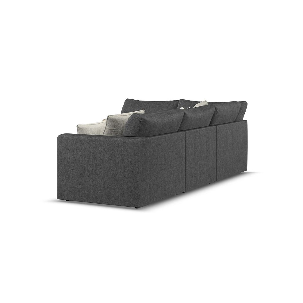 Elston 4 Seat Right Hand Modular Corner Sofa in Penny Whisp Fabric - Group 5 3