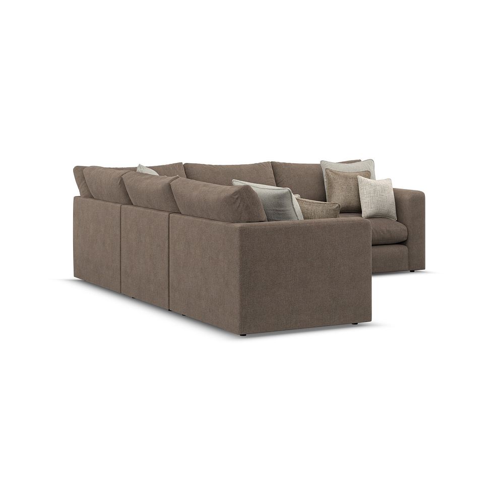 Elston 5 Seat Modular Corner Sofa in Penny Burrow Fabric - Group 3 3