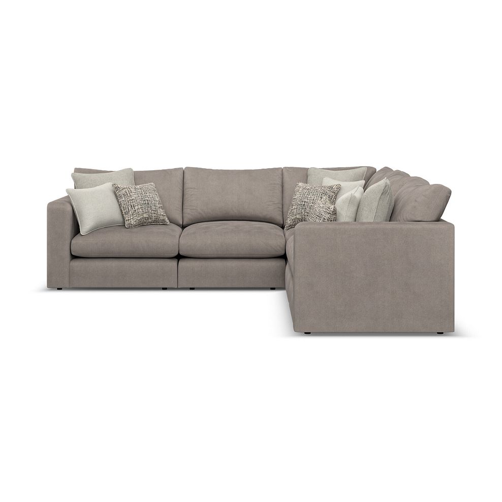 Elston 5 Seat Modular Corner Sofa in Penny Clay Fabric - Group 3 2