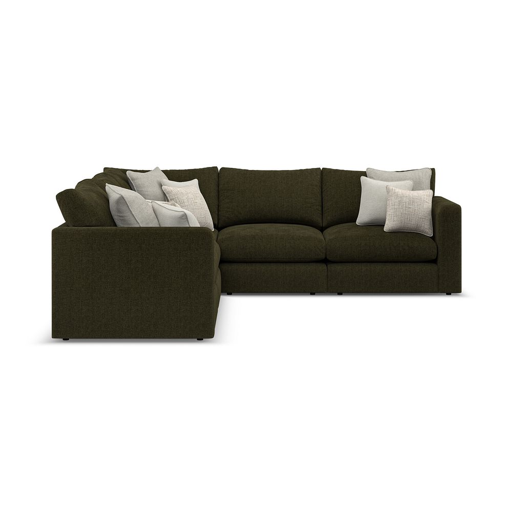 Elston 5 Seat Modular Corner Sofa in Penny Forest Fabric - Group 3 2