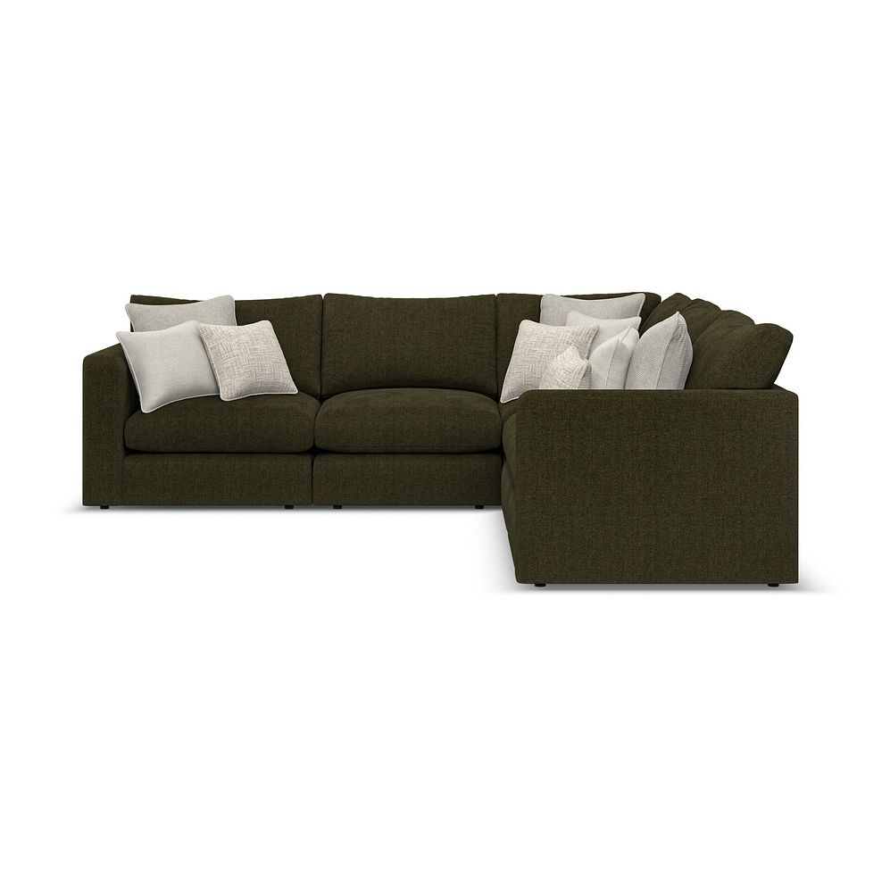 Elston 5 Seat Modular Corner Sofa in Penny Forest Fabric - Group 3 3