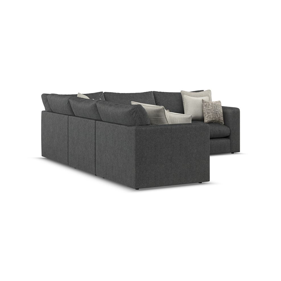 Elston 5 Seat Modular Corner Sofa in Penny Whisp Fabric - Group 3 3
