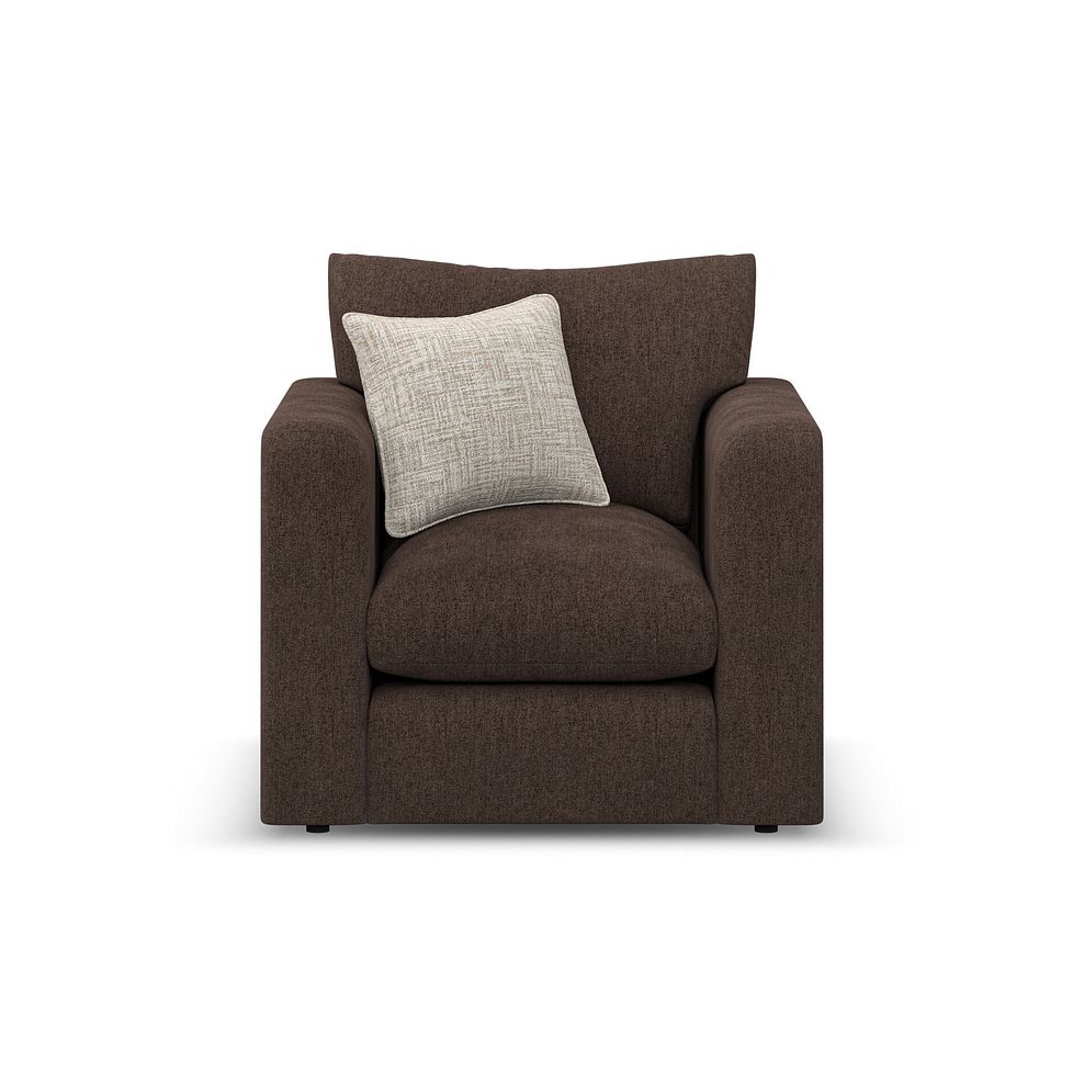 Elston Armchair in Penny Cacao Fabric 2