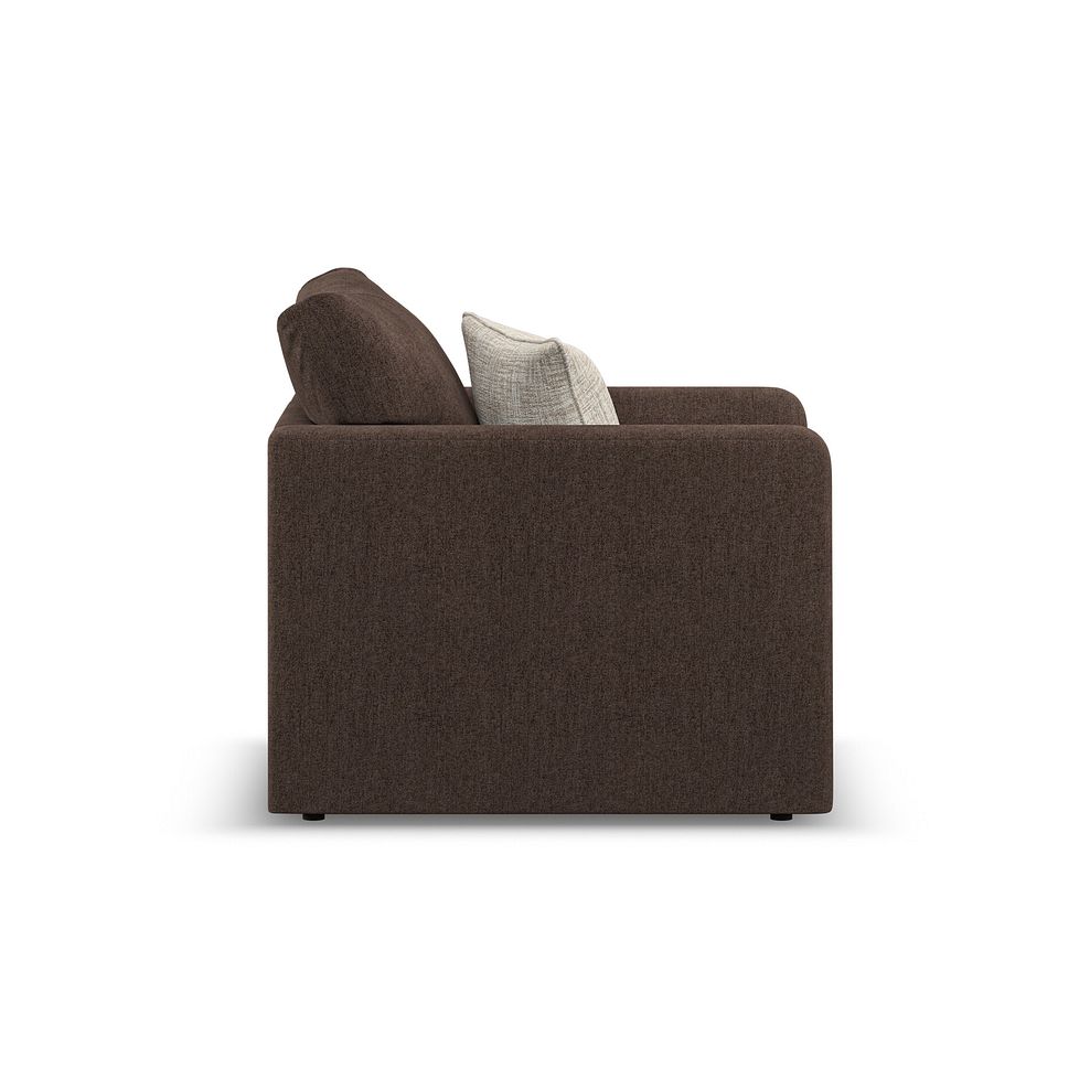 Elston Armchair in Penny Cacao Fabric 4