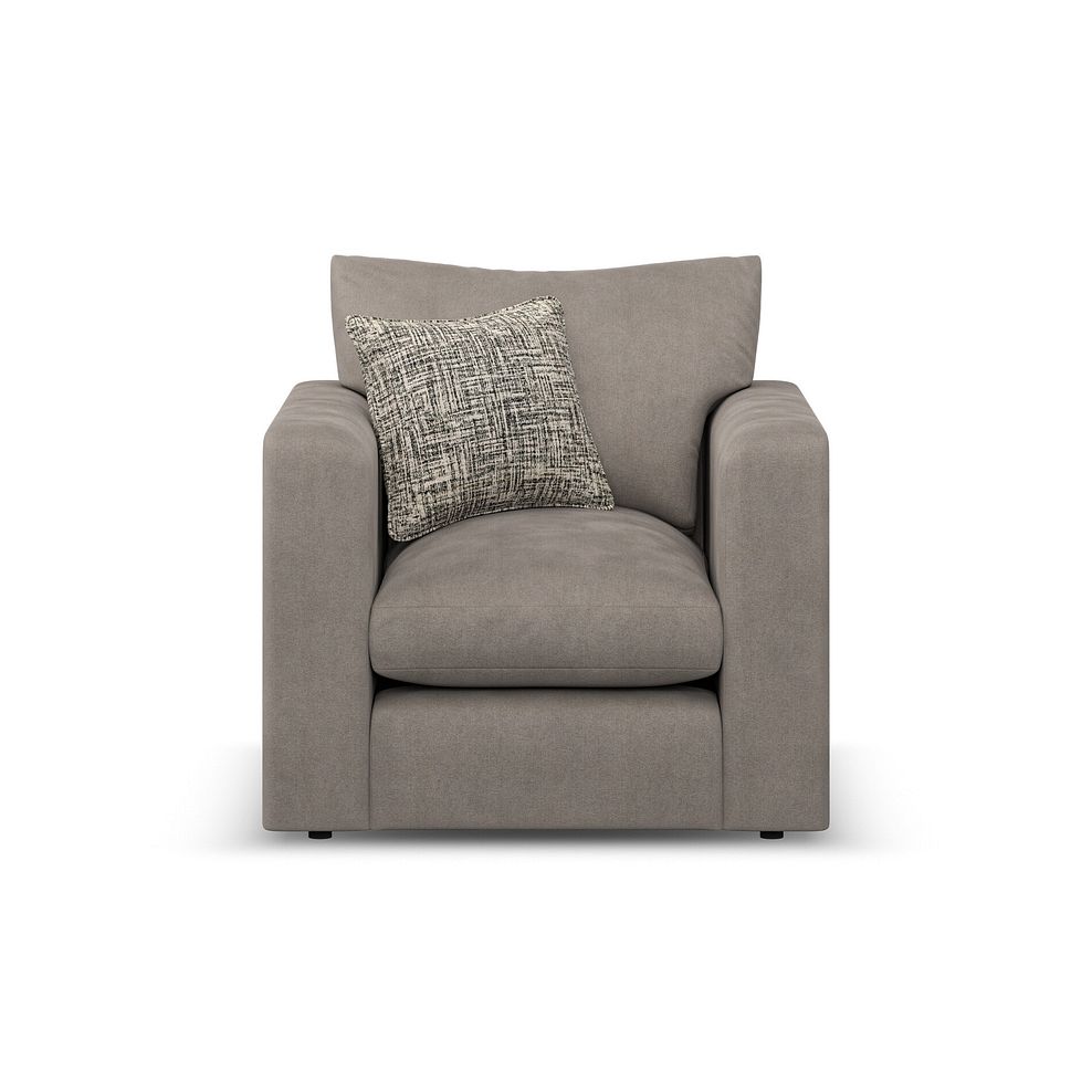 Elston Armchair in Penny Clay Fabric 2